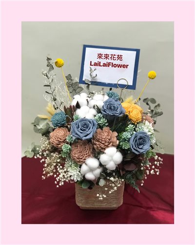 乾燥盆花